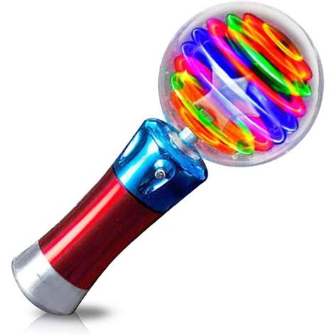 Illuminated magic ball toy wand